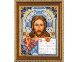 Рисунок на ткани бисер 'НОВА СЛОБОДА' арт.МАХ.БИС-А3-1201 'Христос Спаситель' 26x35 см