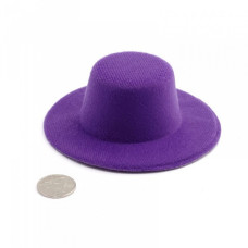 Шляпа арт.КЛ.21568 круглая 10см цв.фиолетовый