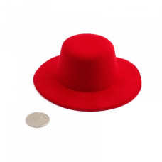 Шляпа арт.КЛ.21571 круглая 10см цв.красный