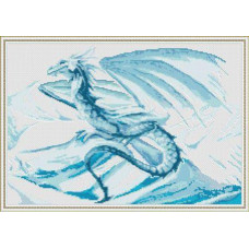 Набор для вышивания 'Орнамент' арт. СП-004 'Ледяной дракон' 39х27