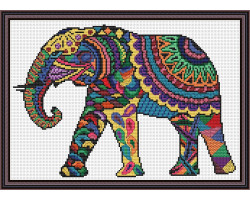 Набор для вышивания 'Орнамент' арт. ВФ-006 'Яркий слон'