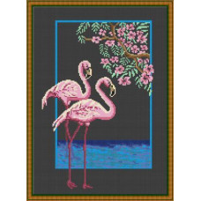Набор для вышивания 'Орнамент' арт. ЯМ-002 'Фламинго' 20х30
