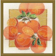 Набор для вышивания арт.Овен - 460 'Дары садов Апельсины' 27х27 см