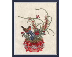 Набор для вышивания арт.Овен - 476 'Птицы Востока 2' 30х35 см