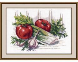 Набор для вышивания арт.Овен - 593 'Овощное ассорти' 28х29 см