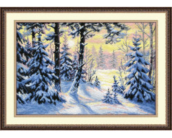 Набор для вышивания арт.Овен - 698 'Зимний лес' 40х27 см