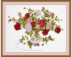 Набор для вышивания арт.Овен - 812 'Букет роз' 32?24 см