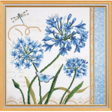 Набор для вышивания арт.Овен - РТ-001 'Голубые цветы'