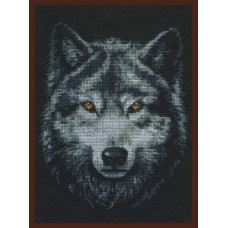 Набор для вышивания 'Палитра' арт.02.001 'Взгляд волка' 21*27 см