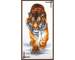 Набор для вышивания 'Палитра' арт.02.002 'Поступь тигра' 25*47 см