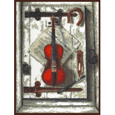 Набор для вышивания 'Палитра' арт.04.001 'Натюрморт со скрипкой' 29*40 см