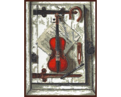 Набор для вышивания 'Палитра' арт.04.001 'Натюрморт со скрипкой' 29*40 см