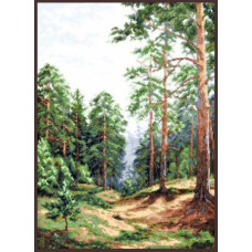 Набор для вышивания 'Палитра' арт.08.007 'Сосновый лес' 26*36 см