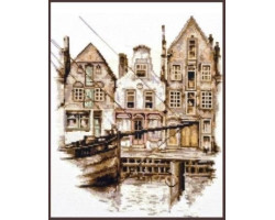 Набор для вышивания 'Палитра' арт.08.014 'Старый Амстердам' 25*28 см