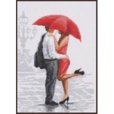 Набор для вышивания 'Палитра' арт.11.007 'Красный зонтик' 20х27 см