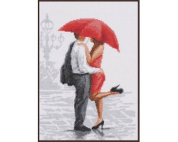 Набор для вышивания 'Палитра' арт.11.007 'Красный зонтик' 20х27 см