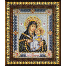 Набор для вышивания бисером 'Паутинка' арт.Б1017 Богородица Вифлеемская 20х25 см