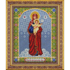 Набор для вышивания бисером 'Паутинка' арт.Б1029 Богородица Благодатное небо 20х25 см