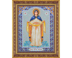 Набор для вышивания бисером 'Паутинка' арт.Б1066 Пр.Богородица Покрова 20х25 см