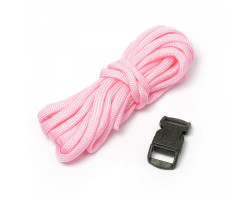 Набор для браслета из шнура (1 шнурок, 2,55 м) цв.розовый