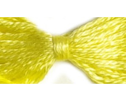 Нитки мулине 12х10м цв.0206 желтый С-Пб