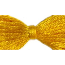 Нитки мулине 12х10м цв.0510 ярко-желтый С-Пб