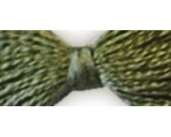 Нитки мулине 12х10м цв.4406 зеленый С-Пб