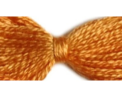 Нитки мулине 12х10м цв.5406 оранжевый С-Пб