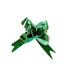 Бант бабочка голограф.зеленый 18мм арт. ГС.BBW.185-45