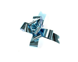 Бант бабочка металл.голубой 18мм арт. ГС.BBW.184-40