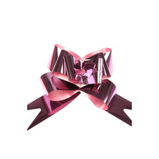 Бант бабочка металл.розовый 48мм арт. ГС.BBW.484-20