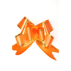 Бант бабочка с полосой оранжевый 48мм арт. ГС.BBW.483-14