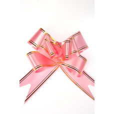 Бант бабочка с полосой розовый 48мм арт. ГС.BBW.483-20
