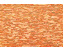 Бумага гофрированная Италия арт.DF.87528092 50см х 2,5м 140г/м2 цв.981 оранжевая