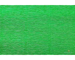 Бумага гофрированная Италия арт.ZA.563 50см х 2,5м 180г/м2 зеленая