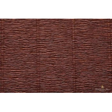 Бумага гофрированная Италия арт.ZA.568 50см х 2,5м 180г/м2 коричневая