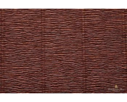 Бумага гофрированная Италия арт.ZA.568 50см х 2,5м 180г/м2 коричневая