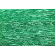 Бумага гофрированная металл Италия арт.DF.87528097 50см х 2,5м 140г/м2 цв.914 зеленый