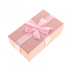 СЛ.892913 Коробка подарочная прямоуг нежно-розовый 5,5х9х15см
