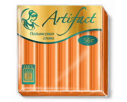 Полимерная глина 'Артефакт' арт.АФ.821264/2591 классический цв.Апельсиновый 56 гр.