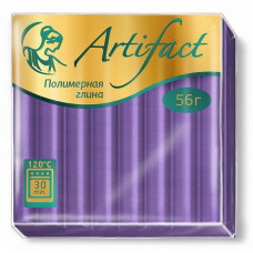 Полимерная глина 'Артефакт' арт.АФ.821349/6772 классический цв.Пастельный-фиолетовый 56 гр.