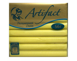 Полимерная глина 'Артефакт' арт.АФ.821493 перламутровый цв.Желтый 56 гр.
