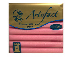 Полимерная глина 'Артефакт' арт.АФ.821516 перламутровый цв.Розовый 56 гр.