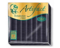 Полимерная глина 'Артефакт' арт.АФ.821547 с блестками цв.Черный 56 гр.