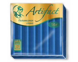 Полимерная глина 'Артефакт' арт.АФ.821592 с блестками цв.Синий 56 гр.
