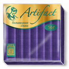 Полимерная глина 'Артефакт' арт.АФ.821615 с блестками цв.Фиолетовый 56 гр.
