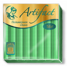 Полимерная глина 'Артефакт' арт.АФ.821769 флуоресцентный цв.Зеленый 56 гр.