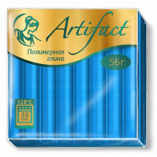Полимерная глина 'Артефакт' арт.АФ.821776 флуоресцентный цв.Голубой 56 гр.
