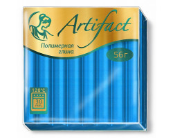 Полимерная глина 'Артефакт' арт.АФ.821776 флуоресцентный цв.Голубой 56 гр.