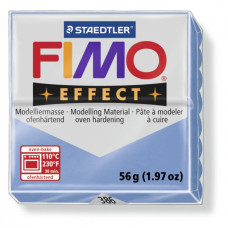 FIMO Double Effect полимерная глина, запекаемая в печке, уп. 56 гр. цв.голубой агат, арт. 8020-386